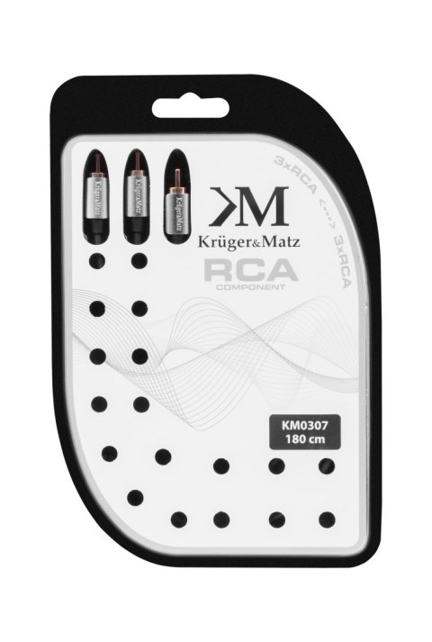 KABEL 3RCA-3RCA COM PONENT 1.8M KRUGER&MATZ KABEL 3RCA-3RCA COM PONENT 1.8M KRUGER&MATZ