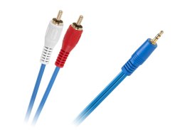 KABEL JACK 3,5-2 x RCA NIEB.4MM 5M