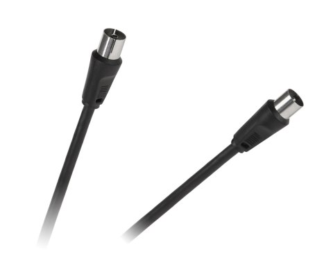 KABEL TV - VIDEO CZARNY 5,0M KABEL TV - VIDEO CZARNY 5,0M