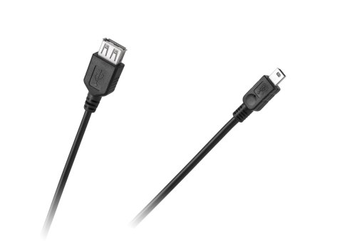 KABEL USB GNIAZDO A - WTYK MINI USB 5 PIN KABEL USB GNIAZDO A - WTYK MINI USB 5 PIN