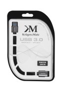 KABEL USB3.0 WTYK - GNIAZDO 1M KRUGER&MATZ