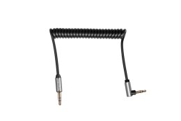 KABEL JACK 3.5 KĄTOWY - JACK 3.5  PROSTY S PRĘŻYNKA KRUGER&MATZ BASIC