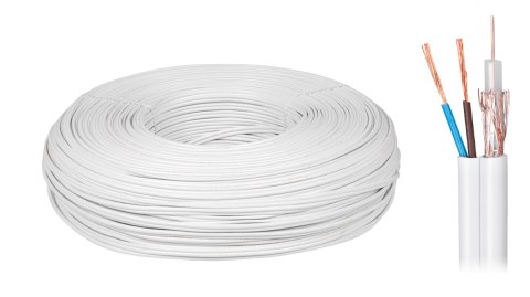 KABEL KONCENTRYCZNY YWDXEK 75-0.59/3.7 K-60 + 2x0,5MM 100M KABEL KONCENTRYCZNY YWDXEK 75-0.59/3.7 K-60 + 2x0,5MM 100M