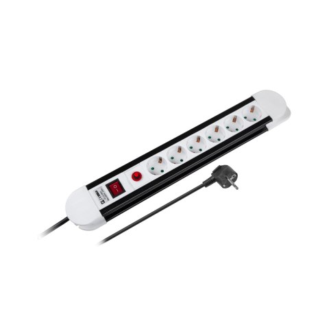LISTWA SIECIOWA REBEL 6 GNIAZD TY PU NIEMIECKIEGO, KABEL 3M (3x1,5) LISTWA SIECIOWA REBEL 6 GNIAZD TY PU NIEMIECKIEGO, KABEL 3M (3x1,5)