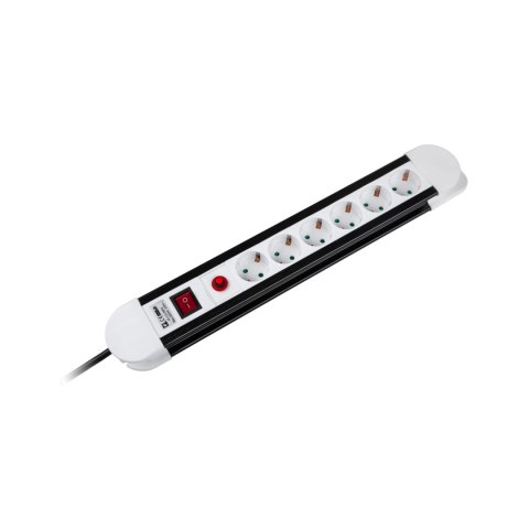 LISTWA SIECIOWA REBEL 6 GNIAZD TY PU NIEMIECKIEGO, KABEL 3M (3x1,5) LISTWA SIECIOWA REBEL 6 GNIAZD TY PU NIEMIECKIEGO, KABEL 3M (3x1,5)