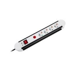 LISTWA ZASILAJACA REBEL 4 GNIAZDA TY PU NIEMIECKIEGO - 5M (3x1,5MM)