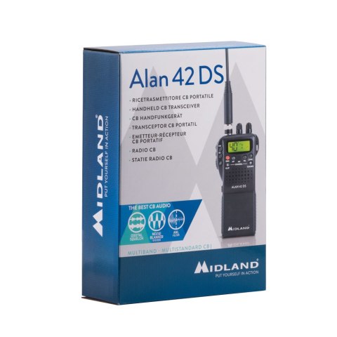 RADIO CB ALAN 42DS AM/FM DIGITAL SQUELCH RADIO CB ALAN 42DS AM/FM DIGITAL SQUELCH