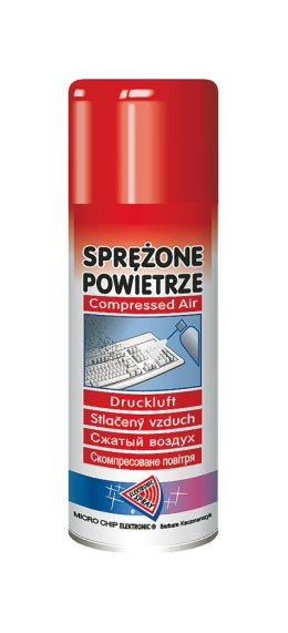 S PRĘŻONE  POWIETRZE 400ML.- PALNE MICROCHIP ART.015