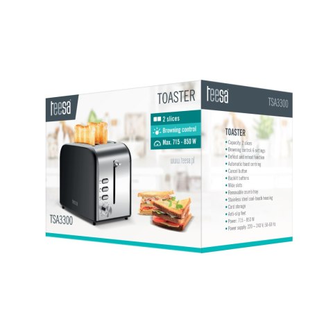 TOSTER TEESA 850W TOSTER TEESA 850W