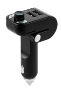 TRANSMITER SAMOCHODOWY Z FUNKCJĄ BLUETOOTH (2 GNIAZDA USB)