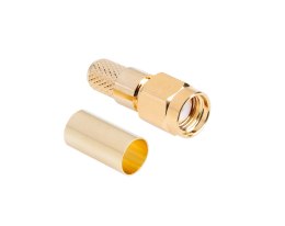 WTYK SMA-RP H155 ( PIN ŻEŃSKI) ZACISK. ZŁ