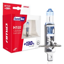 ŻARÓWKI HALOGENOWE H1 12V 55W LUMITEC LIMITED +130% DUO AMIO-01404