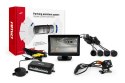 ZESTAW CZUJNIKÓW  PARKOWANIA TFT01 4,3" Z KAMERĄ HD-315-LED 4 SENSORY CZARNE