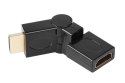 ZŁĄCZE HDMI GNIAZDO-WTYK Z MOŻLIWOŚCIĄ ROTACJI