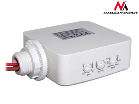 CZUJNIK RUCHU MACLEAN, MIKROFALOWY, DO ZABUDOWY, ZASIĘG 4M-10M, 1200W, MCE137 CZUJNIK RUCHU MACLEAN, MIKROFALOWY, DO ZABUDOWY, ZASIĘG 4M-10M, 1200W, MCE137