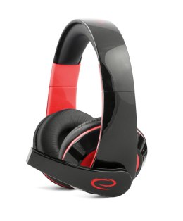 EGH300R ES PERANZA SŁUCHAWKI Z MIKROFONEM GAMING CONDOR CZERWONE