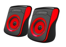 EP140KR ES PERANZA GŁOŚNIKI 2.0 USB FLAMENCO CZARNO-CZERWONE