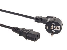 KABEL ZASILAJĄCY MACLEAN, 3  PIN, IEC C13, WTYK EU, 1.5M, MCTV-691