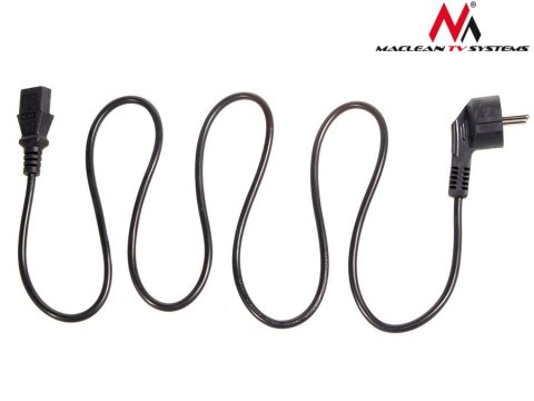 KABEL ZASILAJĄCY MACLEAN, 3 PIN, IEC C13, WTYK EU, 1.5M, MCTV-691 KABEL ZASILAJĄCY MACLEAN, 3 PIN, IEC C13, WTYK EU, 1.5M, MCTV-691