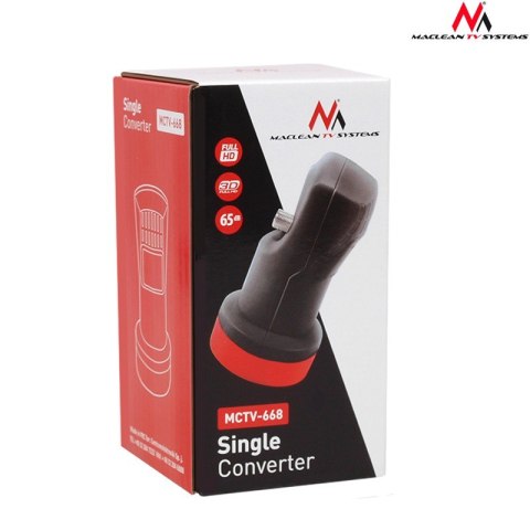 KONWERTER MACLEAN, SATELITARNY LNB, SINGLE, MCTV-668 KONWERTER MACLEAN, SATELITARNY LNB, SINGLE, MCTV-668