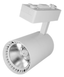 LAM PA SKLE POWA LED REFLEKTOR SZYNOWY JEDNOFAZOWY BIAŁY 30W 2250 LM ŚWIATŁO CIE PŁE 3000K