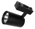 LAM PA SKLE POWA LED REFLEKTOR SZYNOWY JEDNOFAZOWY CZARNY 30W 2250 LM ŚWIATŁO CIE PŁE 3000K