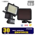 LAM PA SOLARNA NAŚWIETLACZ LED 100 DIOD SMD Z CZUJNIKIEM RUCHU I ZMIERZCHU