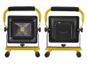 NAŚWIETLACZ  PRZENOŚNY LED 50W 6000K AKU/ 230V