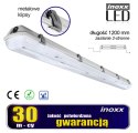 O PRAWA HERMETYCZNA  PRZEMYSŁOWA I P65 LED 2x120CM T8 G13 DWUSTRONNIE ZASILANA