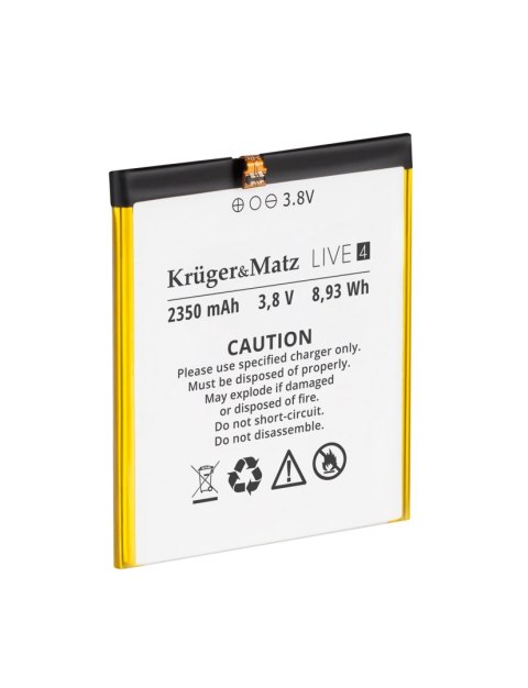 ORYGINALNA BATERIA DO KRUGER&MATZ LIVE 4/4S ORYGINALNA BATERIA DO KRUGER&MATZ LIVE 4/4S