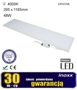 PANEL LED SUFITOWY 120x30 48W LAM PA SLIM KASETON 4000K NEUTRALNY