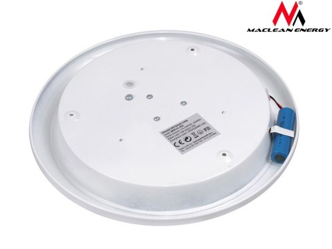 PLAFON LED Z CZUJNIKIEM RUCHU I ZASILANIEM AWARYJNYM MACLEAN, CZUJNIK PIR I ZASILANIE AWARYJNE, ZASIĘG 6M, 12W, BARWA NEUTRALNA PLAFON LED Z CZUJNIKIEM RUCHU I ZASILANIEM AWARYJNYM MACLEAN, CZUJNIK PIR I ZASILANIE AWARYJNE, ZASIĘG 6M, 12W, BARWA NEUTRALNA