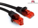 PRZEWÓD KABEL  PATCHCORD UTP MACLEAN, WTYK-WTYK, CAT6, 15M, CZARNY, MCTV-739