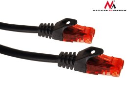 PRZEWÓD KABEL  PATCHCORD UTP MACLEAN, WTYK-WTYK, CAT6, 15M, CZARNY, MCTV-739
