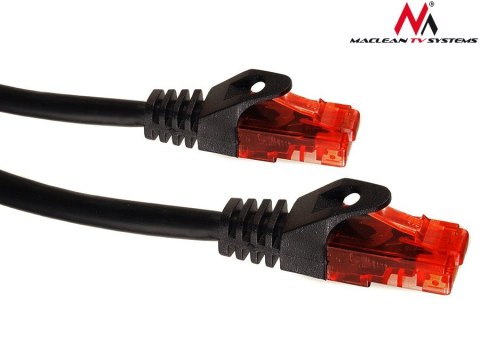 PRZEWÓD KABEL PATCHCORD UTP MACLEAN, WTYK-WTYK, CAT6, 15M, CZARNY, MCTV-739 PRZEWÓD KABEL PATCHCORD UTP MACLEAN, WTYK-WTYK, CAT6, 15M, CZARNY, MCTV-739