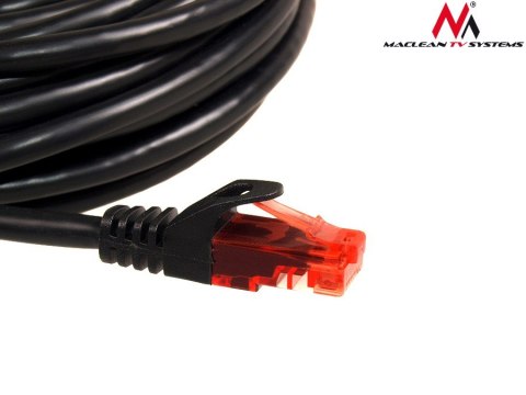 PRZEWÓD KABEL PATCHCORD UTP MACLEAN, WTYK-WTYK, CAT6, 15M, CZARNY, MCTV-739 PRZEWÓD KABEL PATCHCORD UTP MACLEAN, WTYK-WTYK, CAT6, 15M, CZARNY, MCTV-739