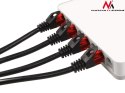 PRZEWÓD KABEL  PATCHCORD UTP MACLEAN, WTYK-WTYK, CAT6, 15M, CZARNY, MCTV-739
