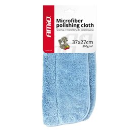 ŚCIERECZKA RĘCZNIK DO  POLEROWANIA SAMOCHODU Z MIKROFIBRY 37x27 CM 800G/M2 AMIO-01620