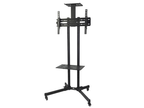 STAND WÓZEK DO TV MACLEAN, PROFESJONALNY, DO TV, NA KÓŁKACH, MAx. VESA 600x400, MAx. 55KG, MC-661 STAND WÓZEK DO TV MACLEAN, PROFESJONALNY, DO TV, NA KÓŁKACH, MAx. VESA 600x400, MAx. 55KG, MC-661