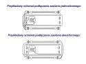 ŚWIETLÓWKA LED 120CM 18W T8 4000K G13 NEUTRALNA  PRZEZROCZYSTA JEDNOSTRONNA