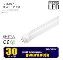 ŚWIETLÓWKA LED 150CM 22W 3000K T8 JEDNOSTRONNA CIE PŁA