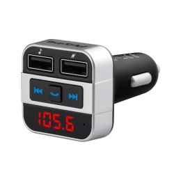 TRANSMITER SAMOCHODOWY Z FUNKCJĄ BLUETOOTH (2x USB)
