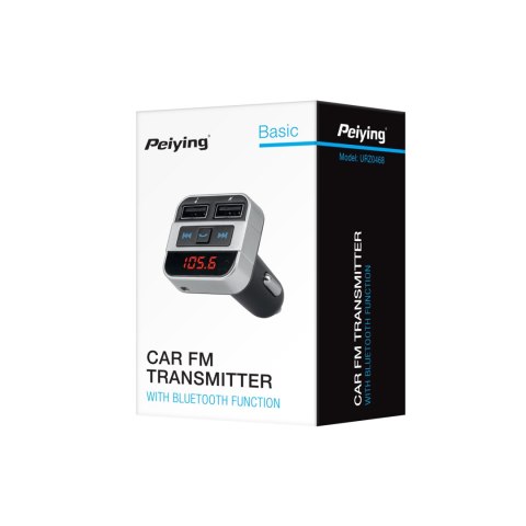 TRANSMITER SAMOCHODOWY Z FUNKCJĄ BLUETOOTH (2x USB) TRANSMITER SAMOCHODOWY Z FUNKCJĄ BLUETOOTH (2x USB)