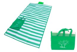 AG366A MATA  PLAŻOWA Z  PODUSZKĄ ZIELONA