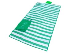 AG366A MATA  PLAŻOWA Z  PODUSZKĄ ZIELONA