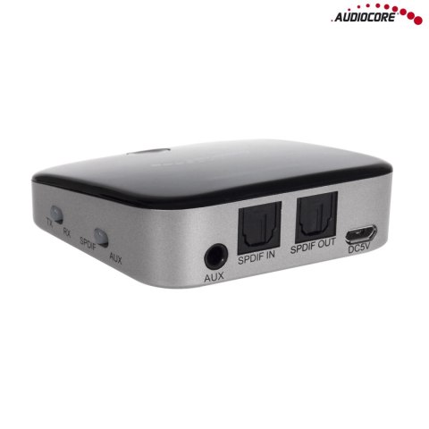 ADA PTER BLUETOOTH 2 W 1 TRANSMITER ODBIORNIK AUDIOCORE AC830 - A PT-X S PDIF - CHI PSET CSR BC8670 ADA PTER BLUETOOTH 2 W 1 TRANSMITER ODBIORNIK AUDIOCORE AC830 - A PT-X S PDIF - CHI PSET CSR BC8670