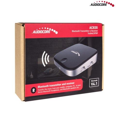 ADA PTER BLUETOOTH 2 W 1 TRANSMITER ODBIORNIK AUDIOCORE AC830 - A PT-X S PDIF - CHI PSET CSR BC8670 ADA PTER BLUETOOTH 2 W 1 TRANSMITER ODBIORNIK AUDIOCORE AC830 - A PT-X S PDIF - CHI PSET CSR BC8670