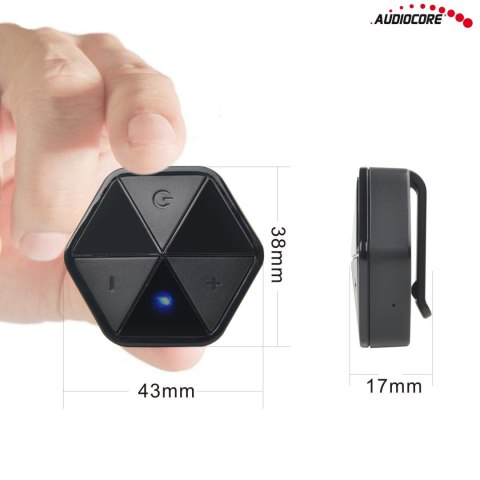 ADA PTER BLUETOOTH ODBIORNIK Z KLI PSEM AUDIOCORE, HSP, HFP, A2DP, AVRCP, AC815 ADA PTER BLUETOOTH ODBIORNIK Z KLI PSEM AUDIOCORE, HSP, HFP, A2DP, AVRCP, AC815