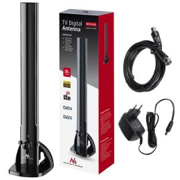 ANTENA TV DVB-T/T2 HEVC MACLEAN, WEWNĘTRZNA, TUBOWA LTE, FILTR 5G, MAx  POZIOM WYJŚCIOWY 100DB?V, MCTV-930