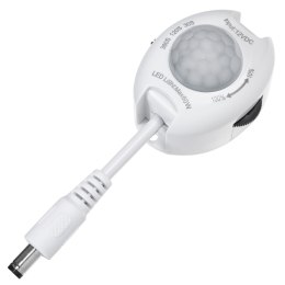 CZUJNIK RUCHU PIR MACLEAN, NA  PODCZERWIEŃ, DO TAŚM LEDOWYCH, 12V DC, MAx. 60W, MCE242